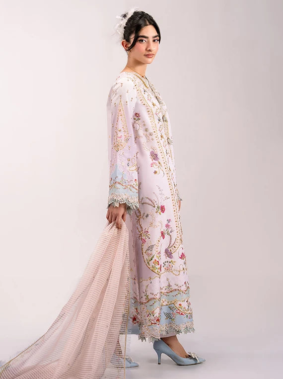 QALAMKAR Luxe Embroidered Silk Collection 2026 (QSL-07 NOA)