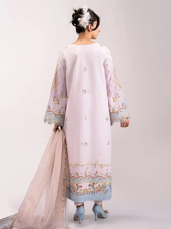 QALAMKAR Luxe Embroidered Silk Collection 2026 (QSL-07 NOA)