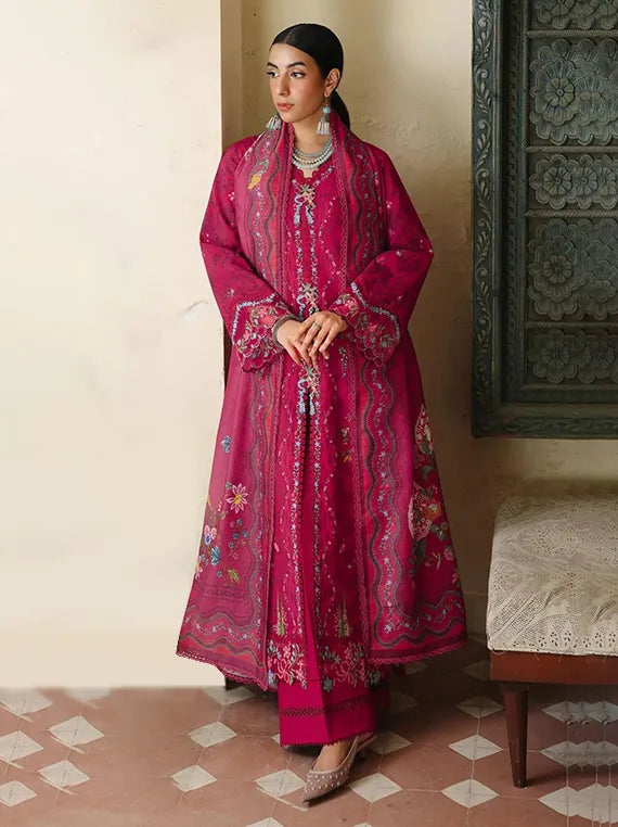 QPRINTS by Qalamkar Jacquard Collection 2025 (QW-02-A MIREL)