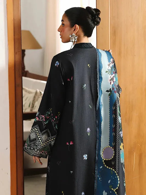 QPRINTS by Qalamkar Jacquard Collection 2025 (QW-06-B SKYE)