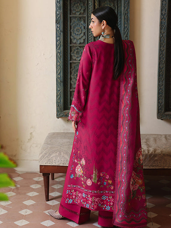 Premium Winter Wear Collection 2026 (Qalamkar-QW-02-A-MIREL-F)