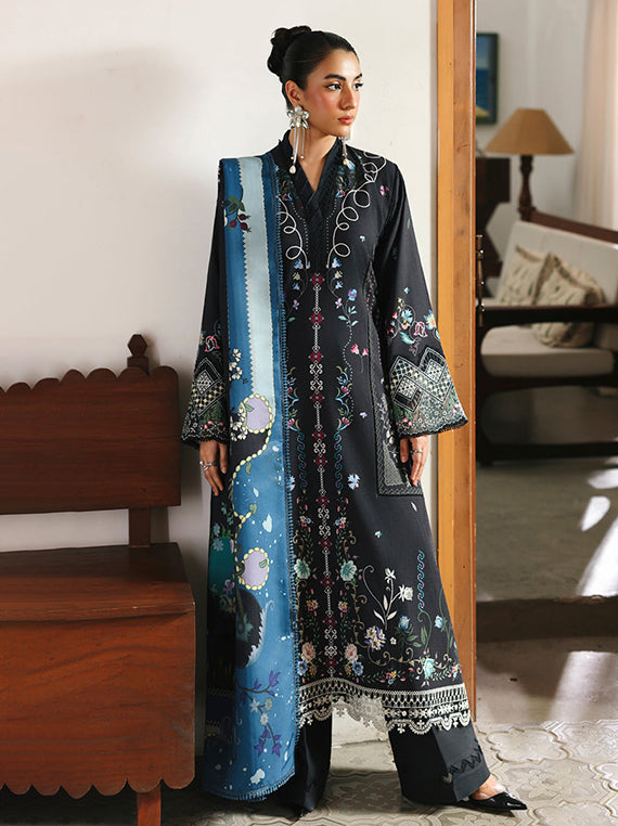 Premium Winter Wear Collection 2026 (Qalamkar-QW-06-B-SKYE)