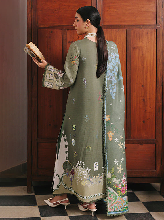 Premium Winter Wear Collection 2026 (Qalamkar-QW-09-A-KHANZA)