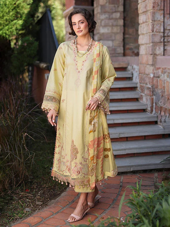 RAMEEN by Rang Rasiya Embroidered Lawn Collection 2026 (03-Sunshine)