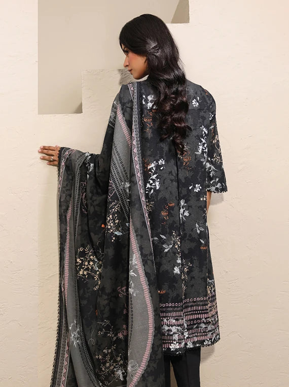 RAQS Digital Printed Khaddar Unstitched Collection'26 (D-03)
