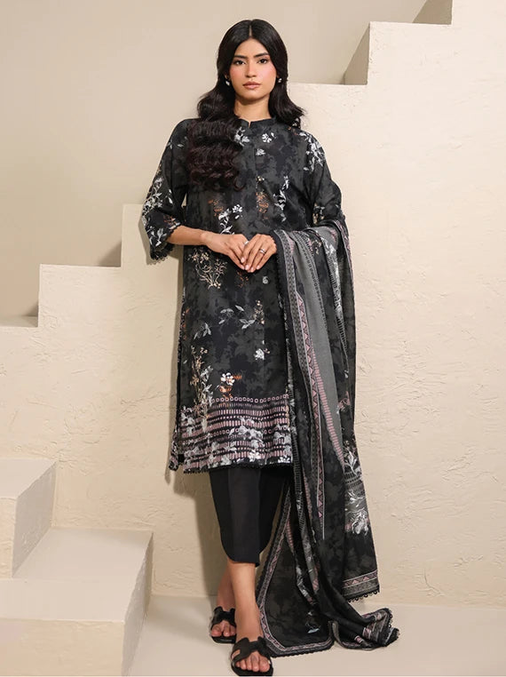 RAQS Digital Printed Khaddar Unstitched Collection'26 (D-03)