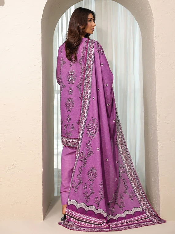 RAQS Digital Printed Khaddar Unstitched Collection'26 (D-05)
