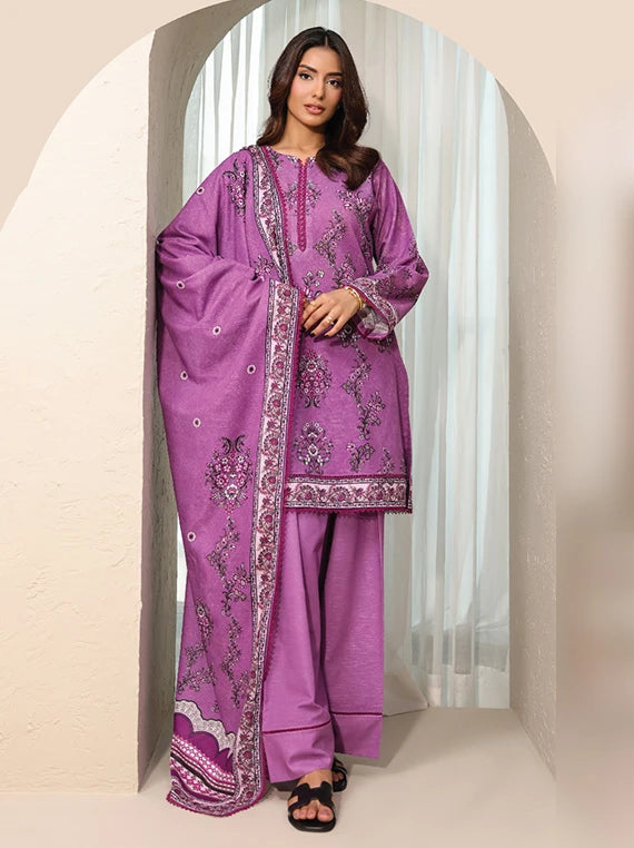 RAQS Digital Printed Khaddar Unstitched Collection'26 (D-05)