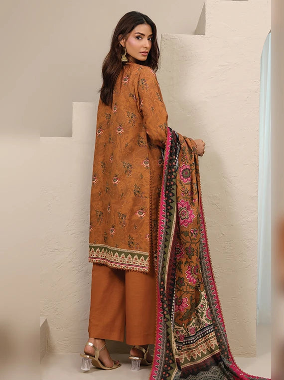 RAQS Digital Printed Khaddar Unstitched Collection'26 (D-10)