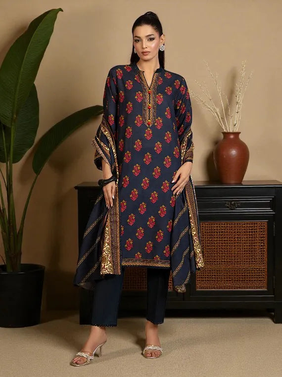 RIDHAM by Gul Ahmed Printed Khaddar Collection 2025 (WNS-52062)