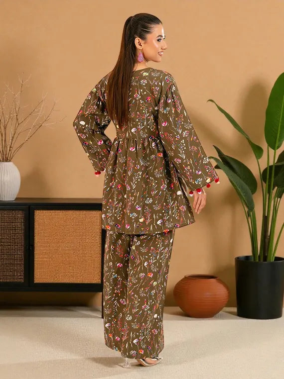 RIDHAM by Gul Ahmed Printed Khaddar Collection 2025 (WNST-52005)