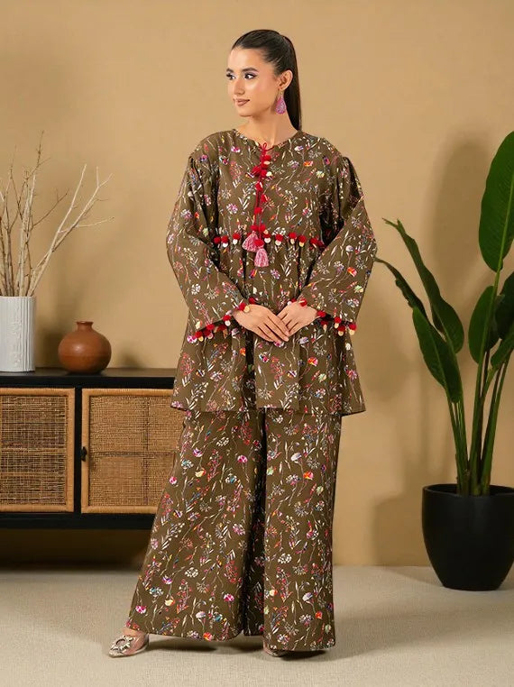 RIDHAM by Gul Ahmed Printed Khaddar Collection 2025 (WNST-52005)