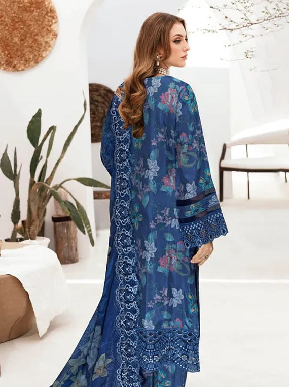 RIWAJ by Ramhsa Embroidered Raw Silk Collection 2026 (J-601)