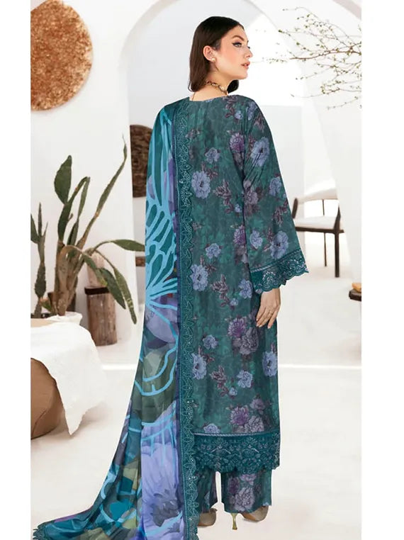 RIWAJ by Ramhsa Embroidered Raw Silk Collection 2026 (J-611)