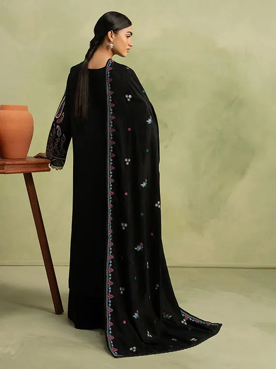 RajBari Winter Unstitched Embroidered Peach Collection'26 (D-14)