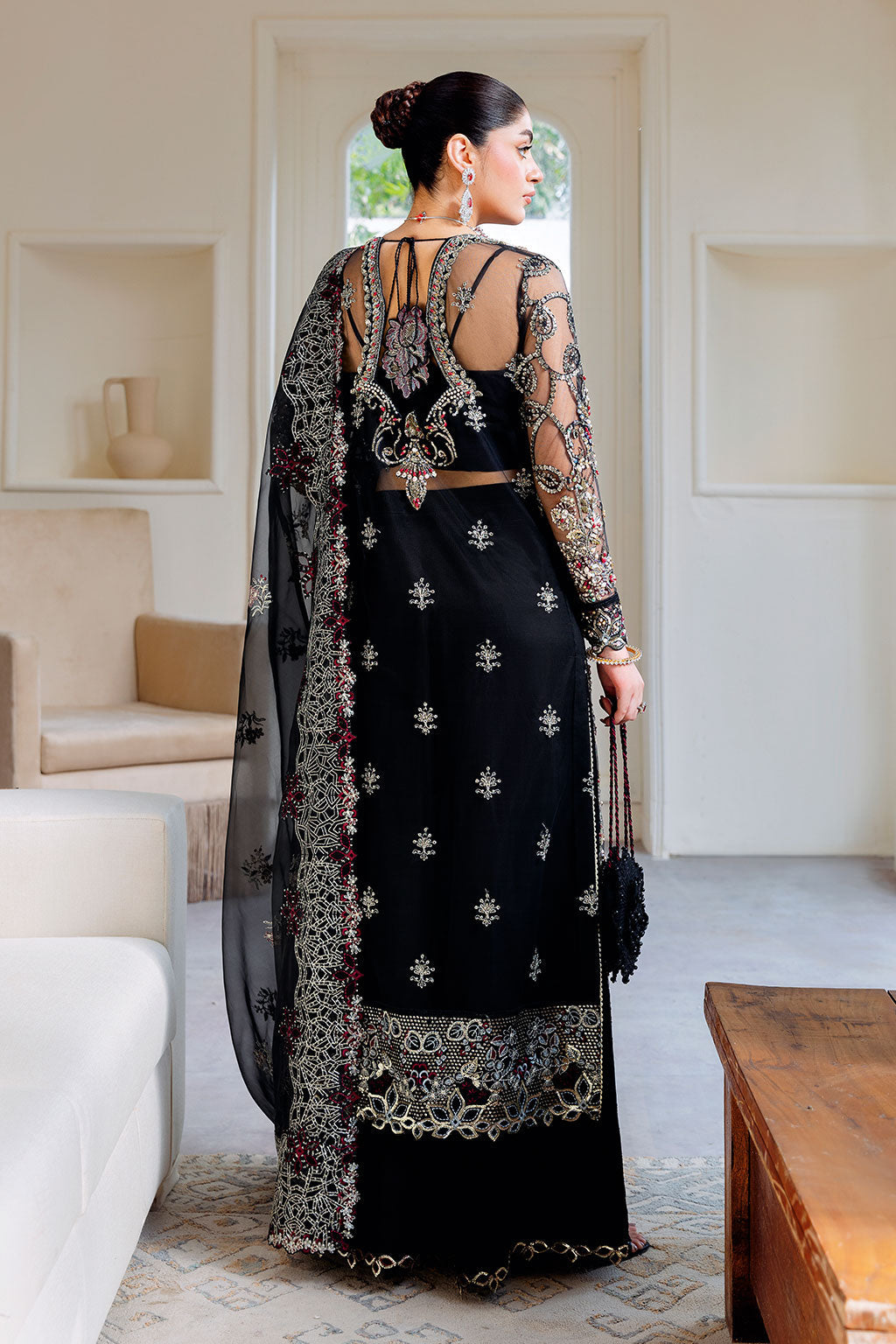 Ramsha Fancy Embroidered Chiffon Collection 2026 (H-503)