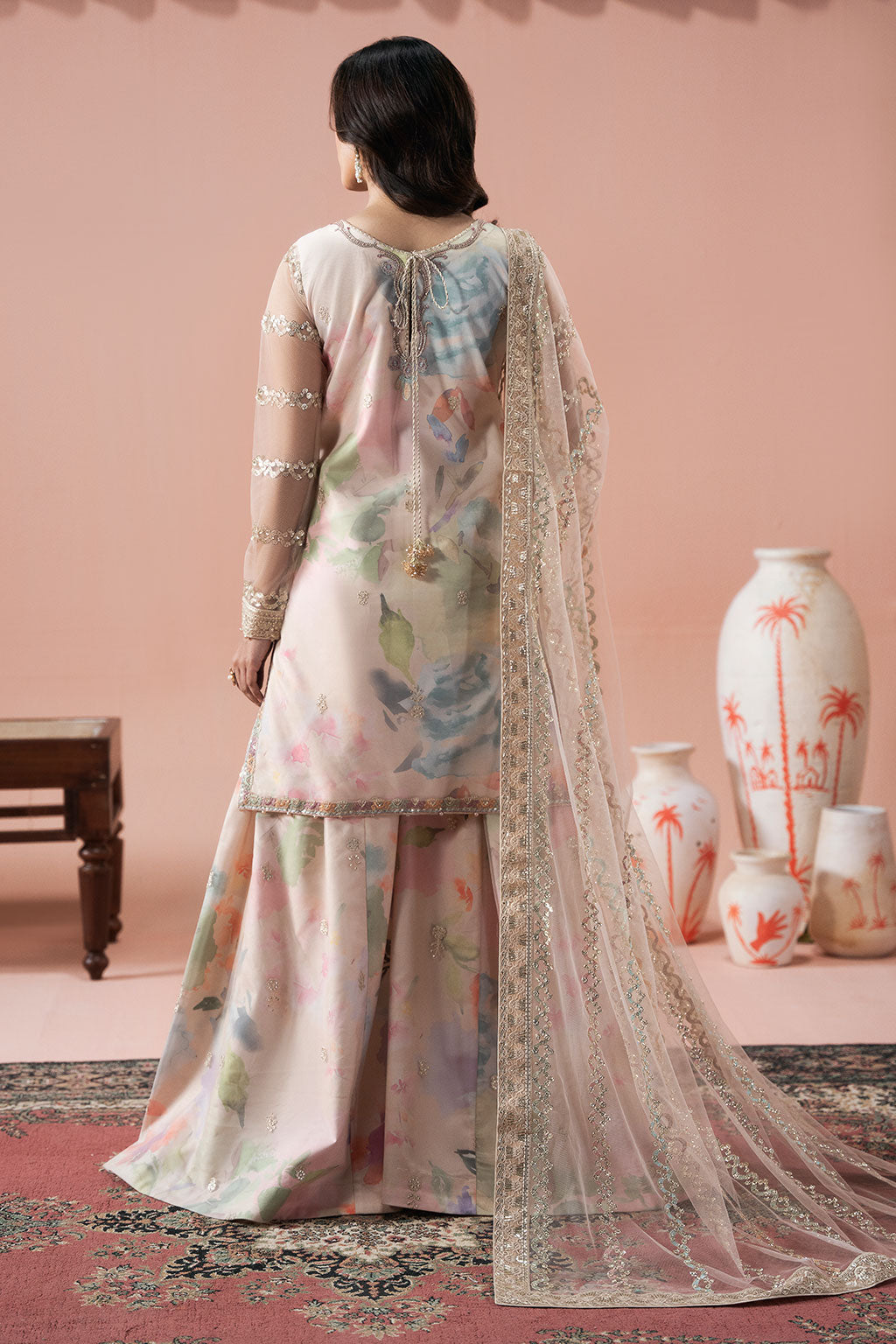 Ramsha Fancy Embroidered Chiffon Collection 2026 (PS-105)