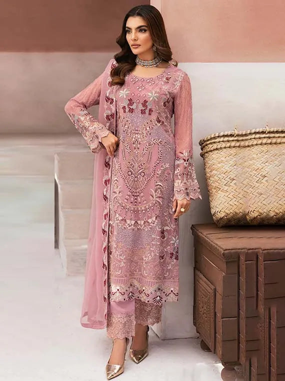 Ramsha Arzoo Chiffon Collection 2024 Vol-01 (U-109)
