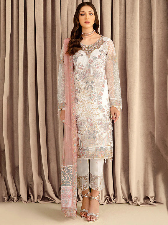 Ramsha Chiffon Collection 2024 (M-707)