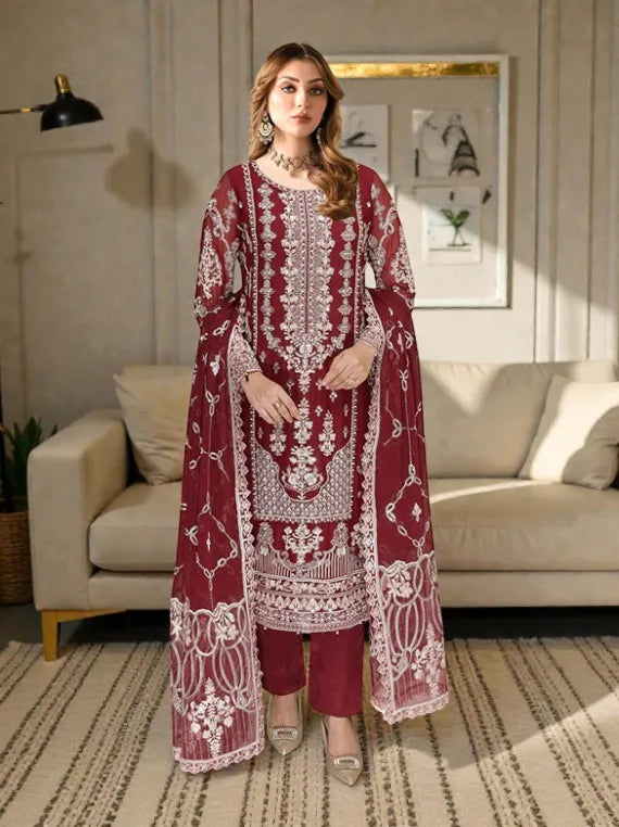 Ramsha Chiffon Collection 2026 Vol-WA497 (D-04)