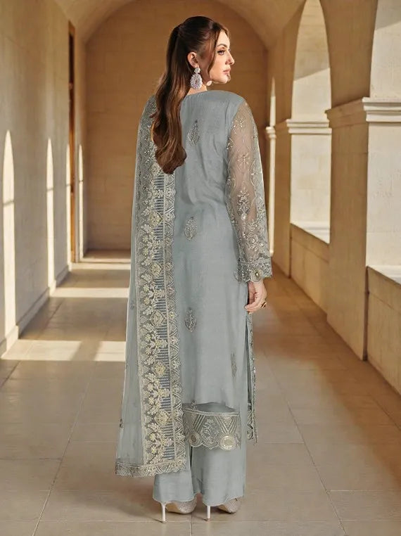 Ramsha Embroidered Stone Work Collection 2026 Vol-W431 (D-06)