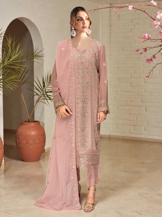 Ramsha Festive Chiffon Collection 2026 Vol-W555 (D-01)