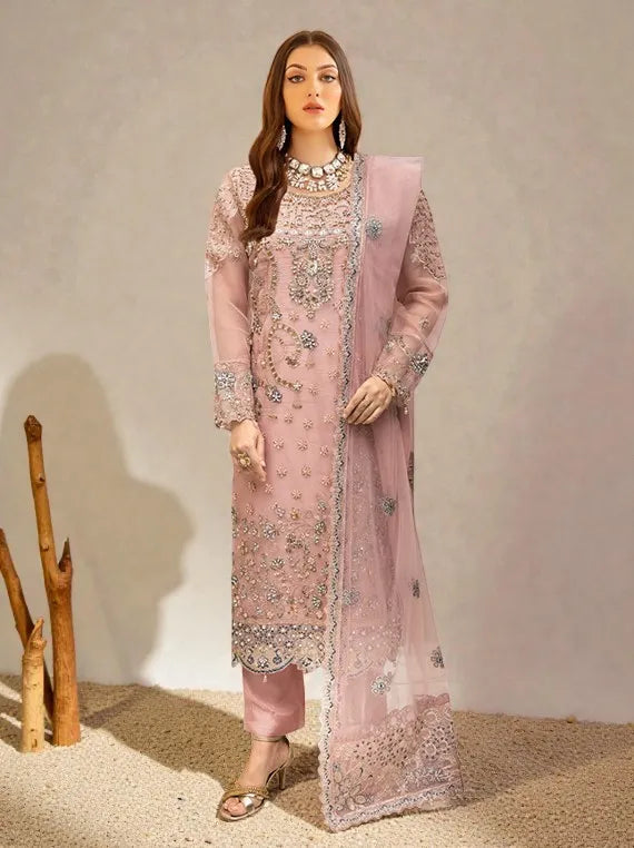 Ramsha Festive Organza Collection 2026 Vol-W566 (D-03)