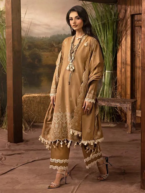 Rang E Khizan Embroidery Winter Collection 2025 By Gul Ahmed (K-52034)