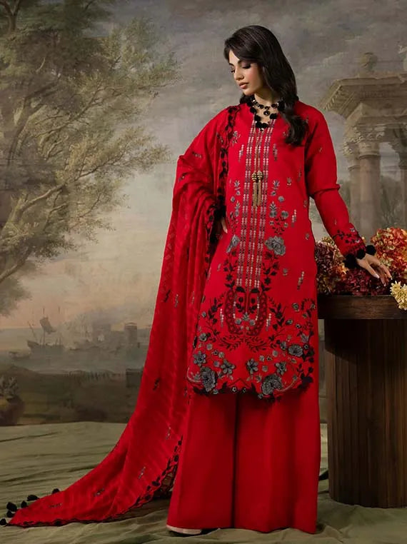 Rang E Khizan Embroidery Winter Collection 2025 By Gul Ahmed (K-52103)