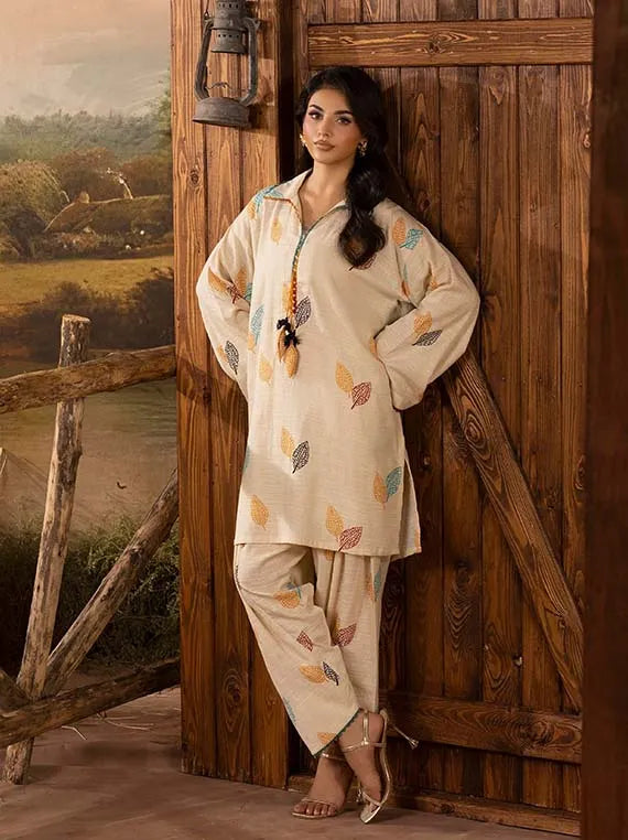 Rang E Khizan Embroidery Winter Collection 2025 By Gul Ahmed (SCT-52002)