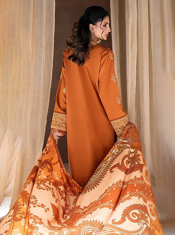 Rangrez by Coral Unstitched Embroidered Linen Collection'26 (D-07)