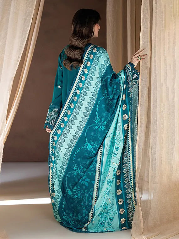 Rangrez by Coral Unstitched Embroidered Linen Collection'26 (D-10)