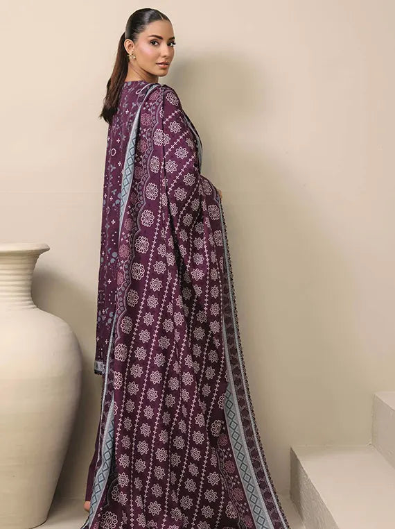 Raqs Unstitched Printed Khaddar Collection'26 Vol-04 (D-05)