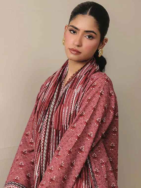 Raqs Unstitched Printed Khaddar Collection'26 Vol-04 (D-06)