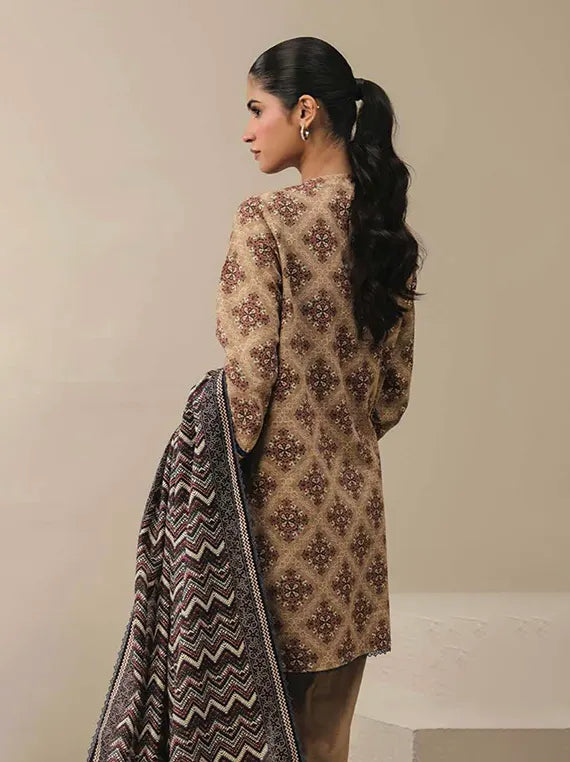 Raqs Unstitched Printed Khaddar Collection'26 Vol-04 (D-08)