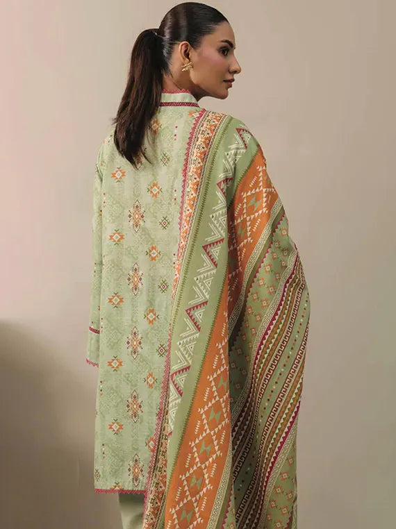 Raqs Unstitched Printed Khaddar Collection'26 Vol-04 (D-09)