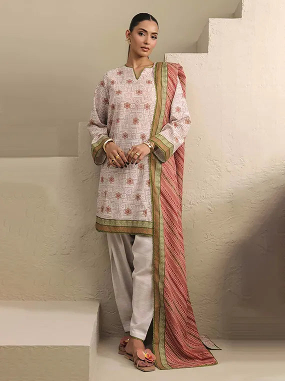 Raqs Unstitched Printed Khaddar Collection'26 Vol-04 (D-10)