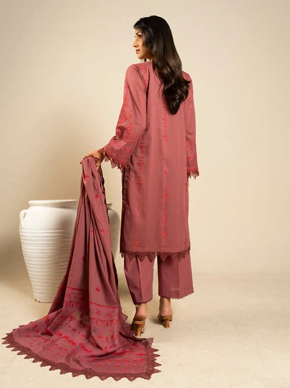 Ready To Stitch by Alkaram Summer Lawn Collection 2026 (CAJ-03-26-Mauve)