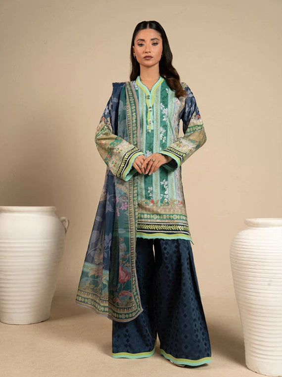 Ready To Stitch by Alkaram Summer Lawn Collection 2026 (CCB-06-26-Blue)