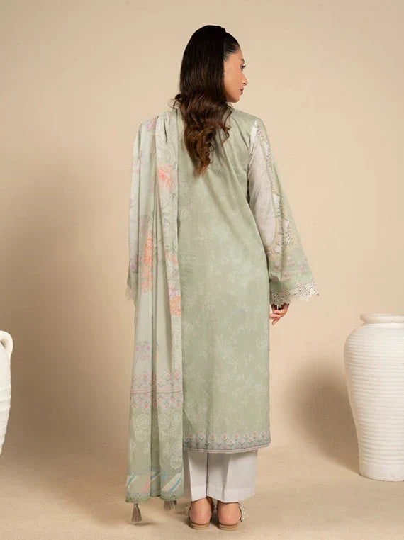 Ready To Stitch by Alkaram Summer Lawn Collection 2026 (EC37-26-Green)