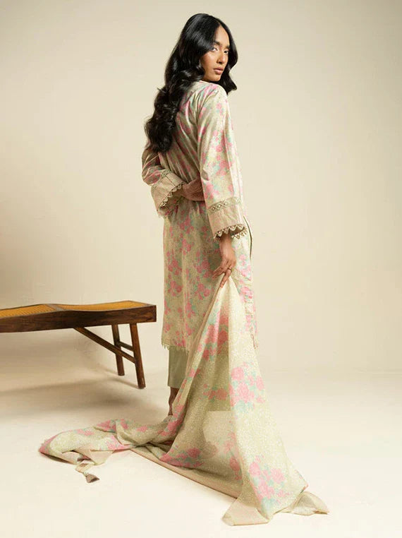 Ready To Stitch by Alkaram Summer Lawn Collection 2026 (EC44-26-Green)