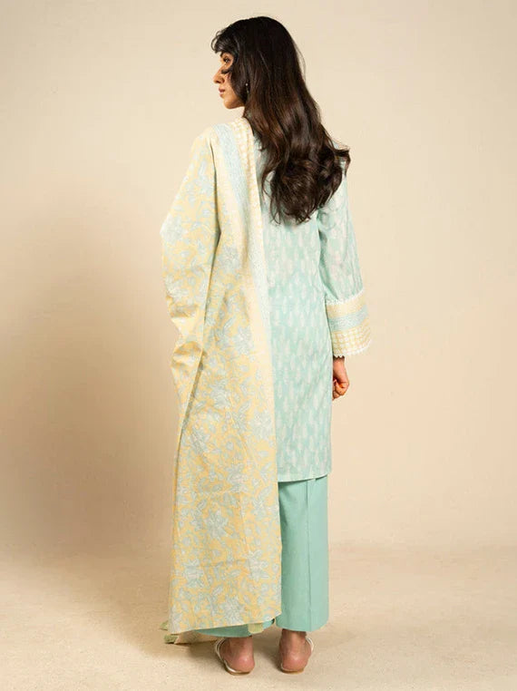 Ready To Stitch by Alkaram Summer Lawn Collection 2026 (EC46-26-Blue)