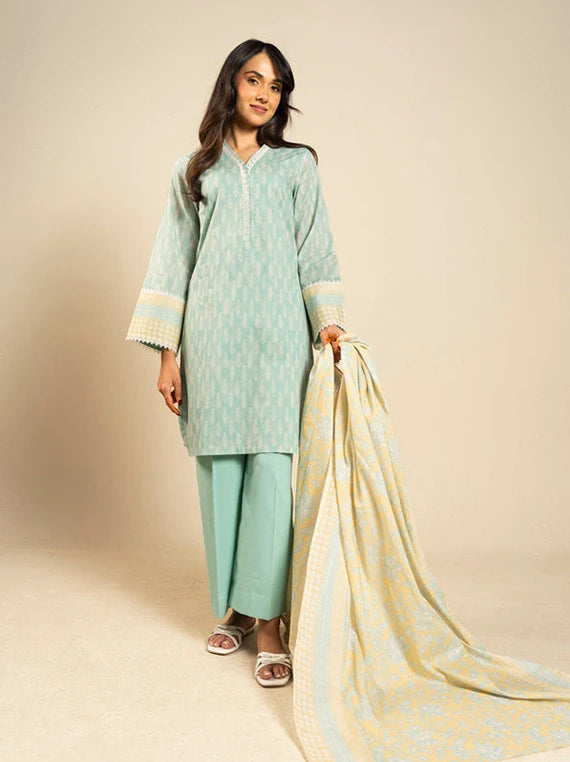 Ready To Stitch by Alkaram Summer Lawn Collection 2026 (EC46-26-Blue)