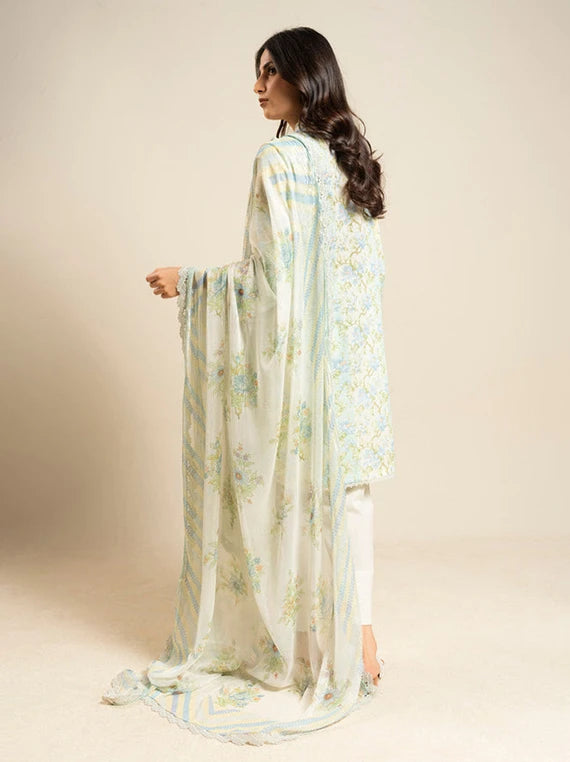 Ready To Stitch by Alkaram Summer Lawn Collection 2026 (EC92-26-Off White)