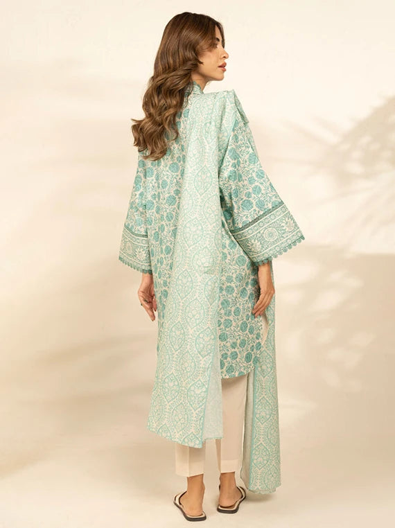 Ready To Stitch by Alkaram Summer Lawn Collection 2026 (MS-148.1-26-Cream)
