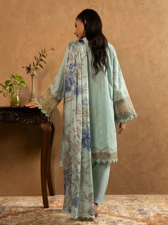 Ready To Stitch by Alkaram Summer Lawn Collection 2026 (SL-19-26-Light Blue)