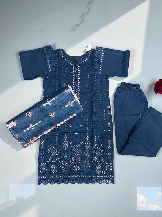 Ready to Wear Embroidered Khaddar Edit 2025 Vol-25MX23 (D-02)