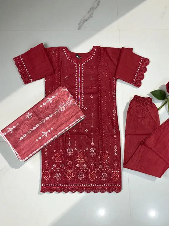Ready to Wear Embroidered Khaddar Edit 2025 Vol-25MX23 (D-09)
