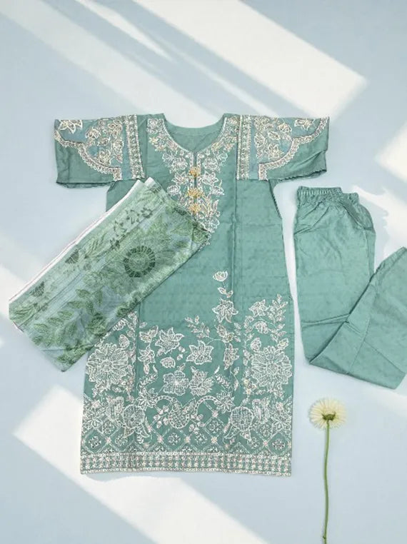 Ready to Wear Embroidered Khaddar Edit 2025 Vol-25MX23 (D-17)