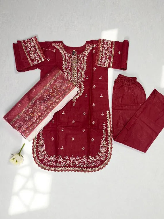 Ready to Wear Embroidered Khaddar Edit 2025 Vol-25MX23 (D-18)